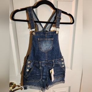 Girls Size 8 short bibs